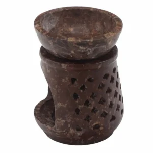 Liten klassisk aromalampa i såpsten 8 cm - produktbild 3
