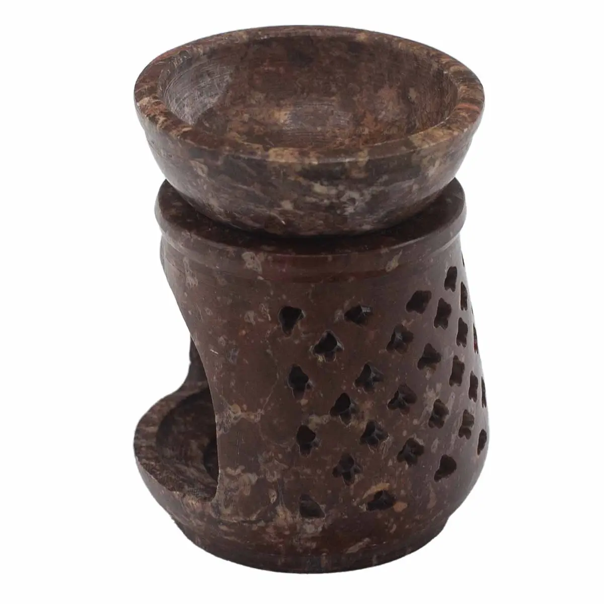 Liten klassisk aromalampa i såpsten 8 cm - produktbild 3