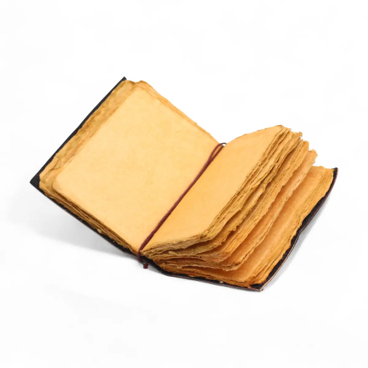 Liten läderanteckningsbok med präglat citat 12,7×8,9 cm - produktbild 5