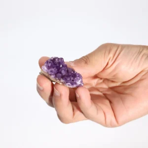 Liten naturlig högkvalitativ ametistkluster (ca 3-8 cm) - produktbild 3