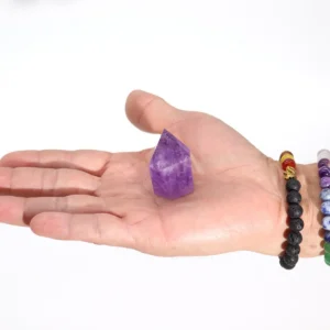 Liten spets av ametist med djup lila färg (ca 4-5,5 cm) - produktbild 4