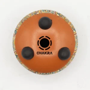 Liten Steel Tongue Happy Drum med Om-mandala 13x9 cm - produktbild 3