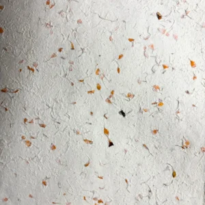 Lokta-papper för presentinslagning 51x76 cm med ringblomma - produktbild 2