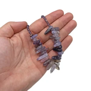 Longstone halsband med ametist - produktbild 2