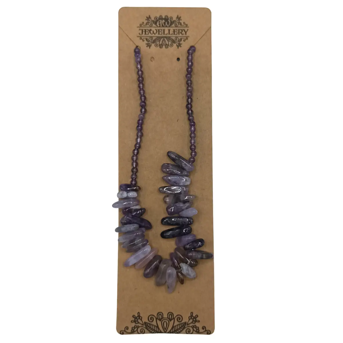 Longstone halsband med ametist - produktbild 3