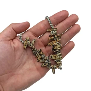 Longstone halsband med dalmatinersten - produktbild 2