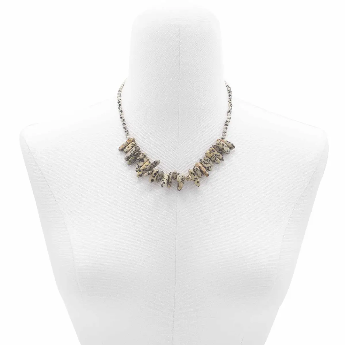 Longstone halsband med dalmatinersten - produktbild 4