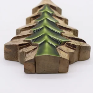 Lost in the Forest – Trädekoration med liten gran i gran 15x10 cm - produktbild 10