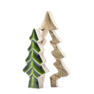Lost in the Forest – Trädekoration med liten gran i gran 15x10 cm - produktbild 6