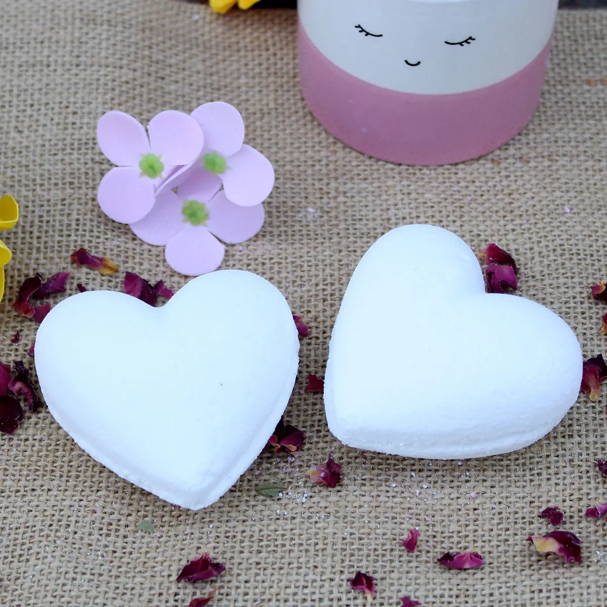 Love Heart Badbomb 70 g Kokos - produktbild 4
