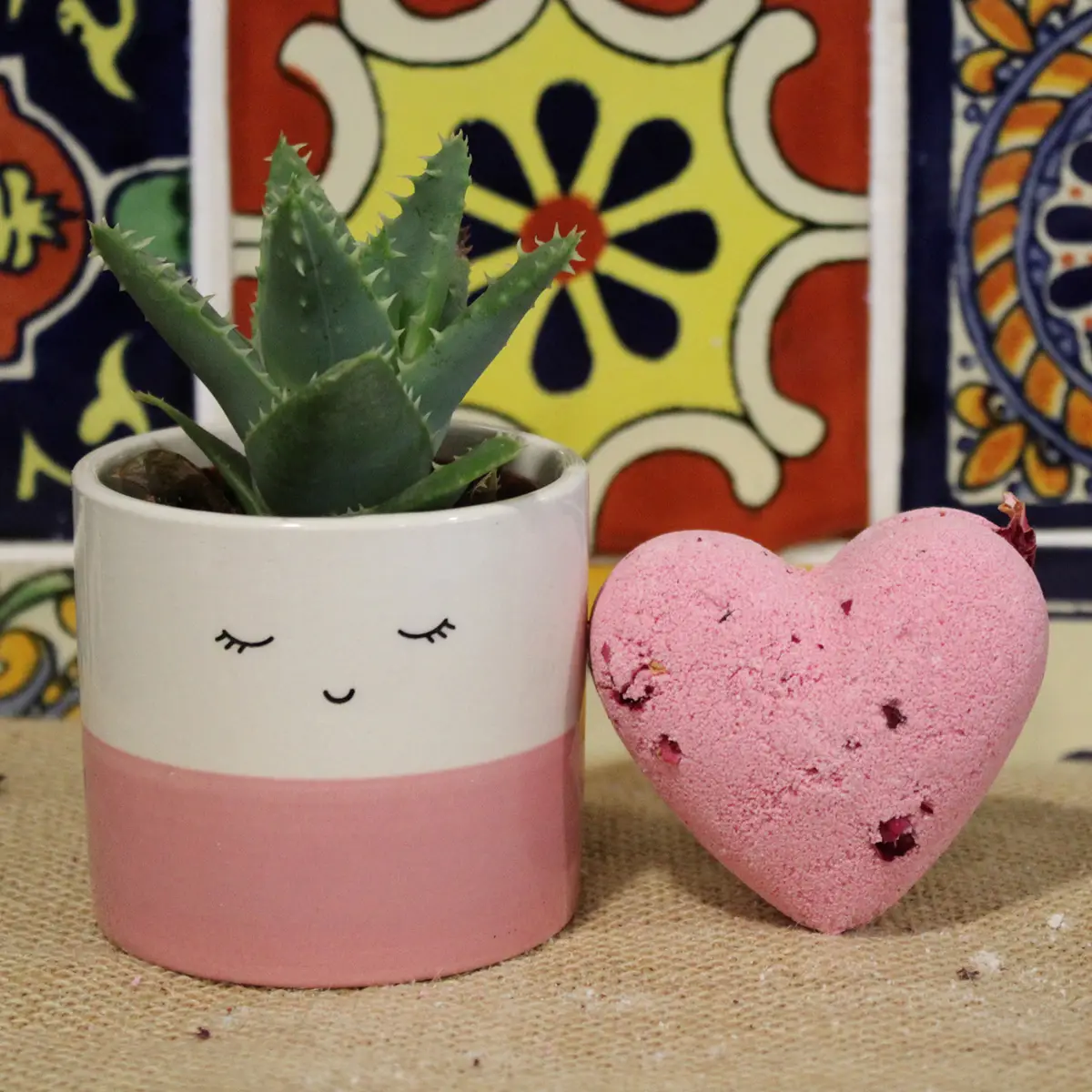 Love Heart Badbomb 70 g med Ylang och Ros - produktbild 8