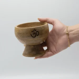 Lrg Ritual Bowl rökelsehållare i trä 11x10 cm – Livets träd - produktbild 2