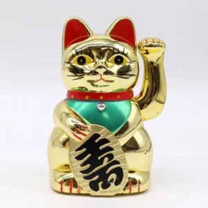 Lyckokatt i guld, 15 cm - produktbild 2