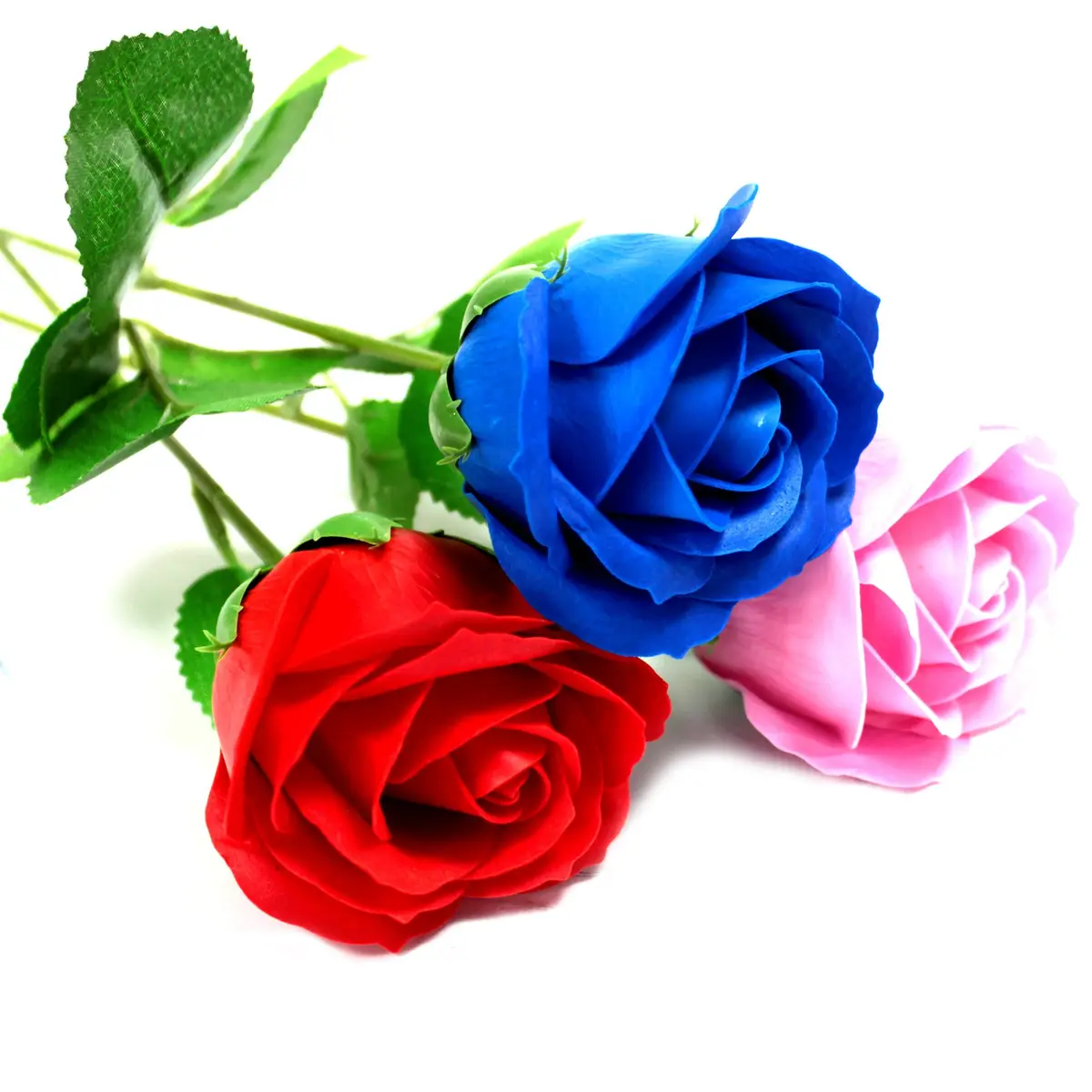 Lyxig tvålblomma ros i rosa - produktbild 4