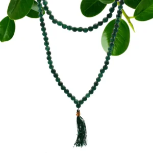 Mala halsband med 108 pärlor av jade - produktbild 2