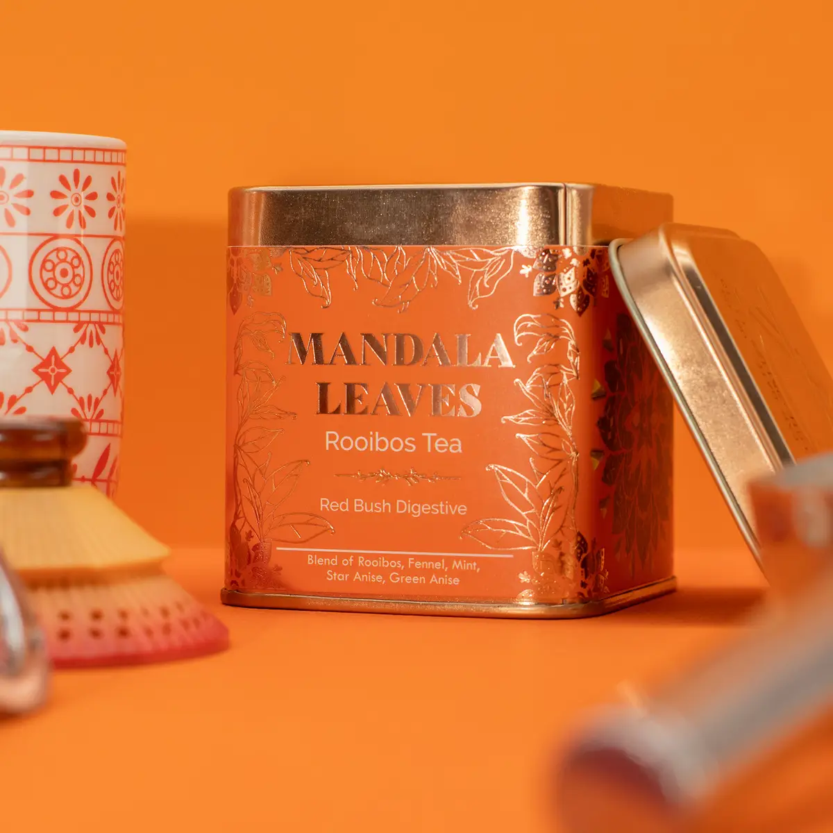 Mandala Leaves Rooibos-digestivte 50 g - produktbild 3