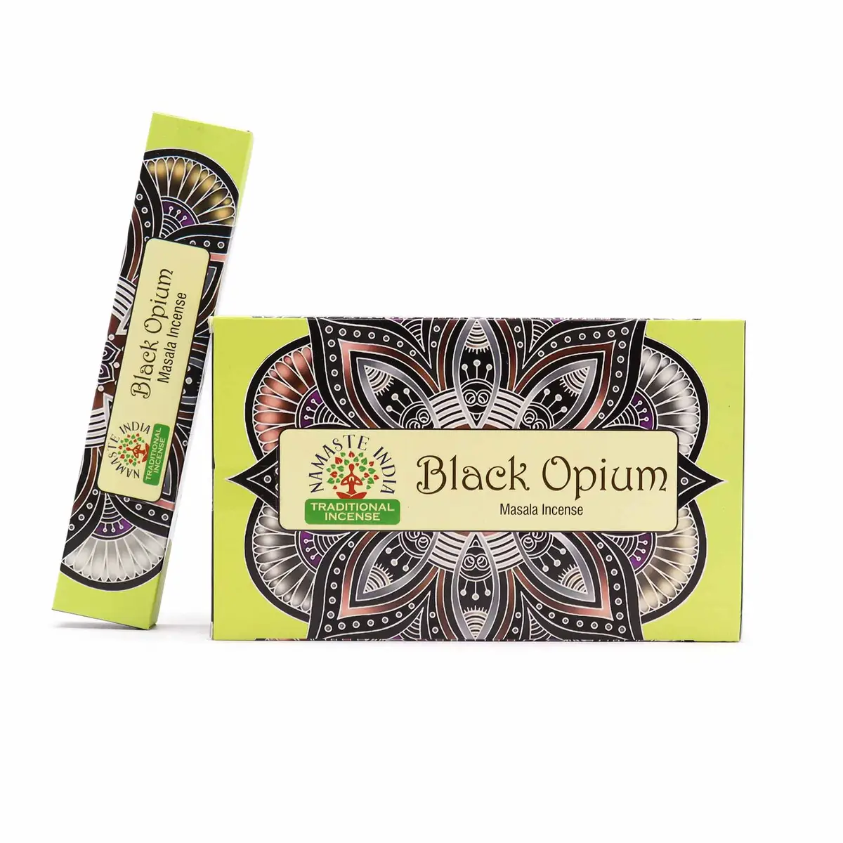 Mandala Namaste Masala-rökelsepinnar Black Opium - produktbild 3
