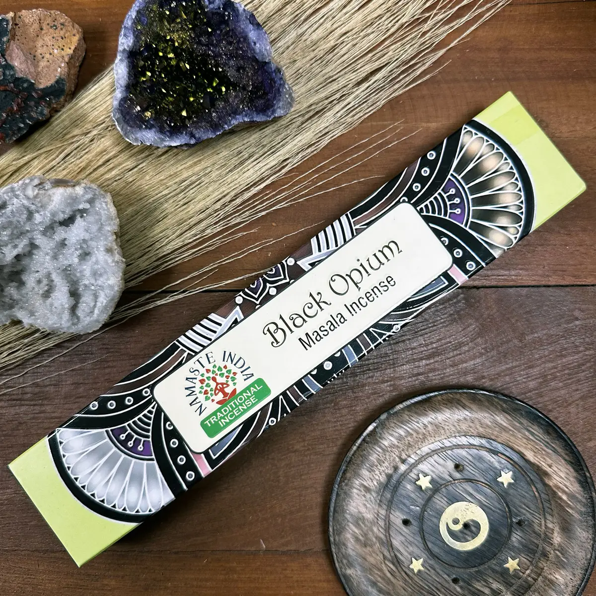 Mandala Namaste Masala-rökelsepinnar Black Opium - produktbild 4