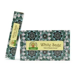 Mandala Namaste Masala-rökelsepinnar med vit salvia - produktbild 3
