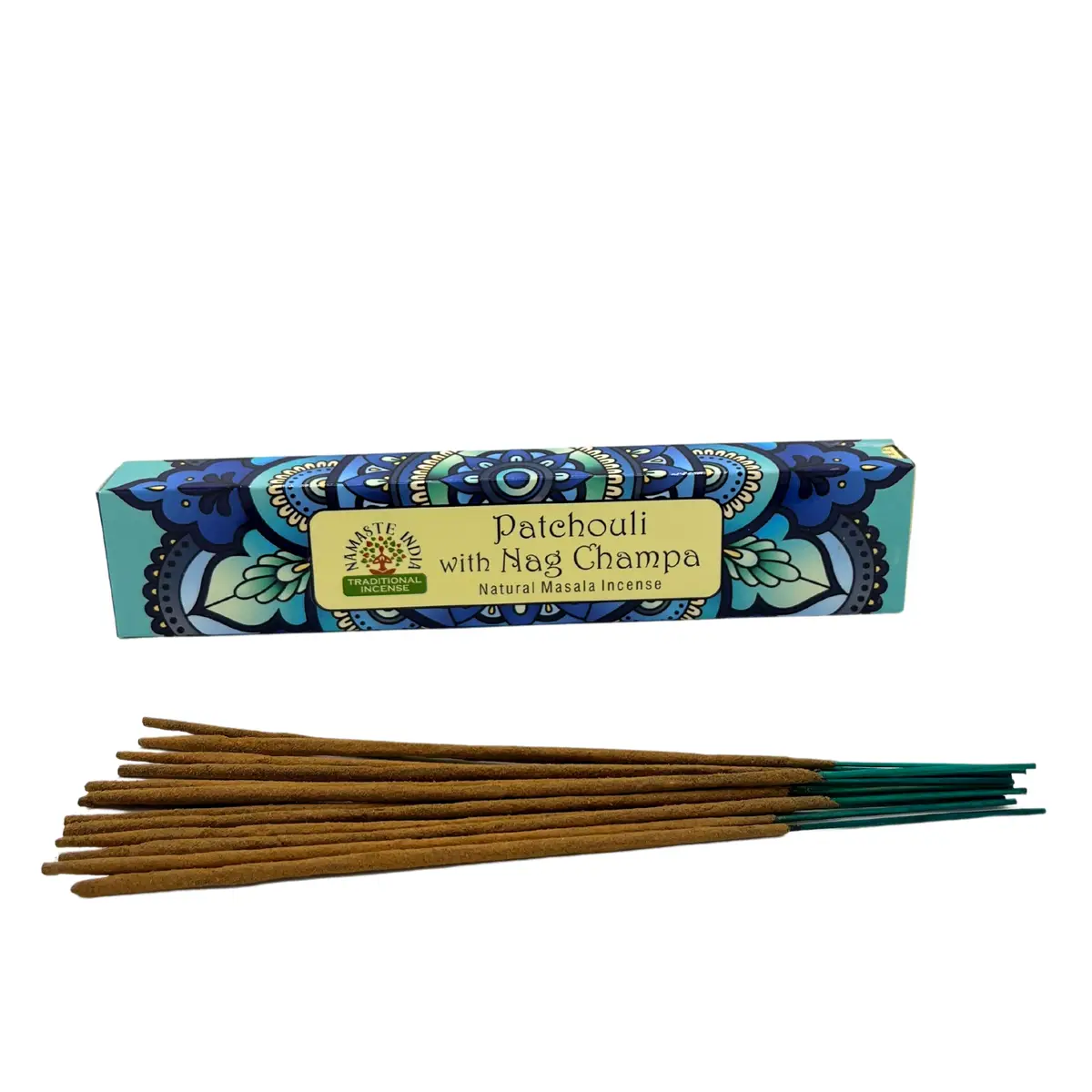 Mandala Namaste Masala-rökelsepinnar Patchouli med Nag Champa - produktbild 2