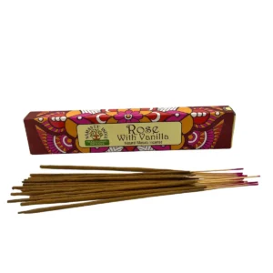Mandala Namaste Masala-rökelsepinnar Ros med Vanilj - produktbild 2