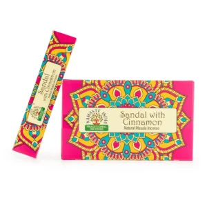 Mandala Namaste Masala-rökelsepinnar Sandelträ med Kanel - produktbild 4