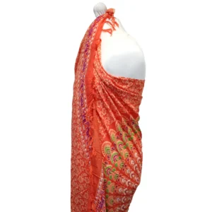 Mandala-sarong i rosa med rosor - produktbild 2