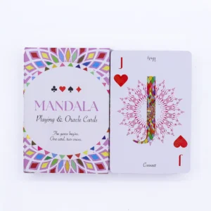 Mandala spel- och orakelkort med kalejdoskopisk symmetri - produktbild 4