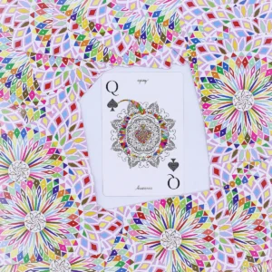 Mandala spel- och orakelkort med kalejdoskopisk symmetri - produktbild 5