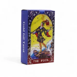 Mandala tarotkort med blå folie och häfte - produktbild 2