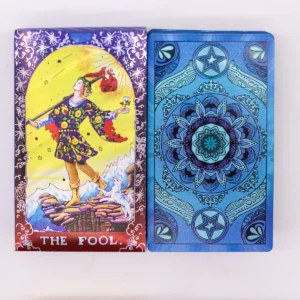 Mandala tarotkort med blå folie och häfte - produktbild 7