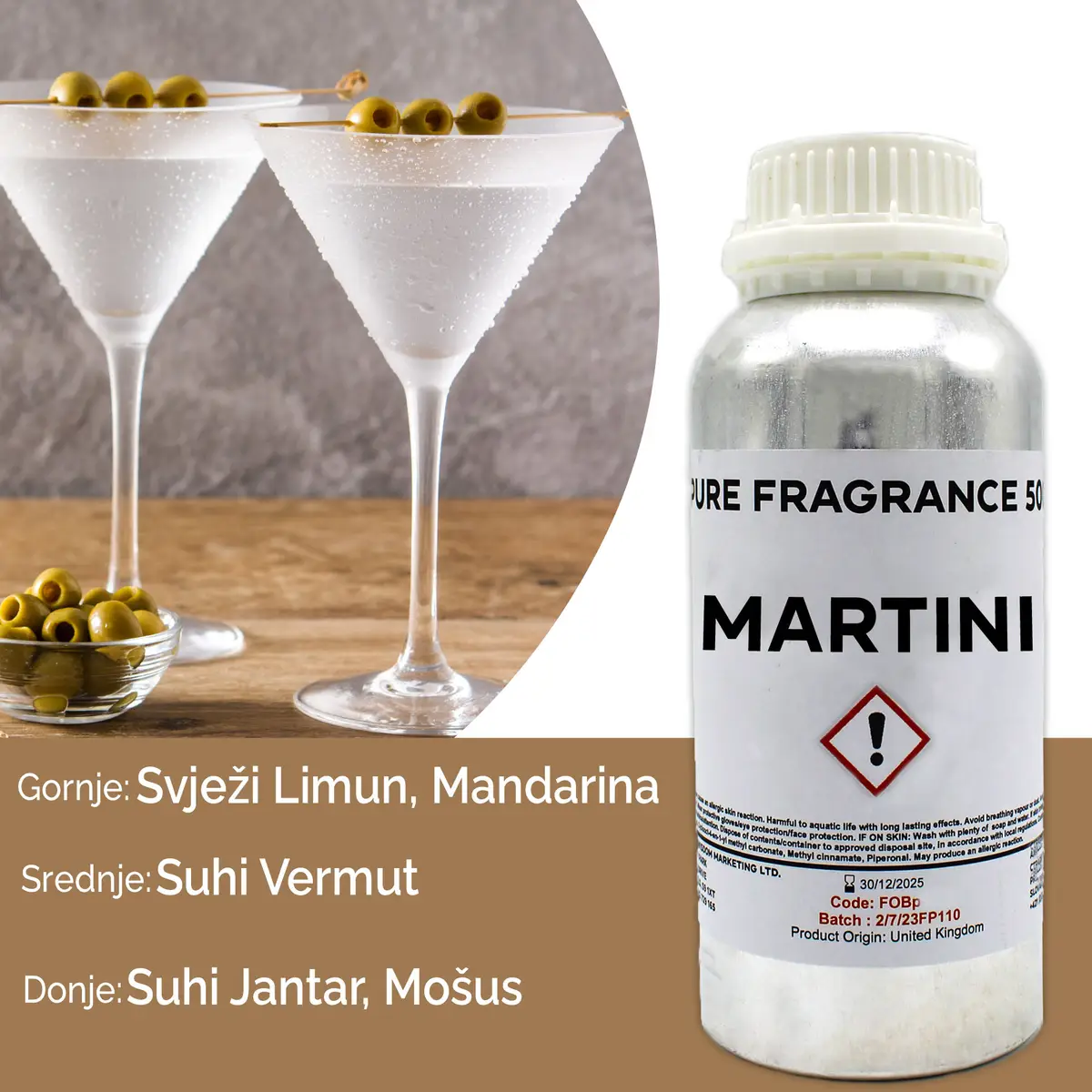 Martini ren doftolja 500 ml - produktbild 3