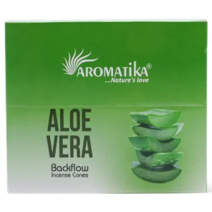 Masala Backflow rökelsekoner 10-pack Aloe Vera - produktbild 5