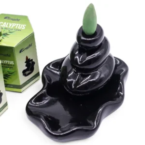 Masala Backflow rökelsekoner 10-pack Eukalyptus - produktbild 3