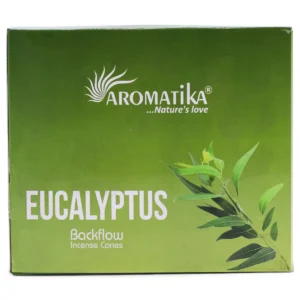 Masala Backflow rökelsekoner 10-pack Eukalyptus - produktbild 4