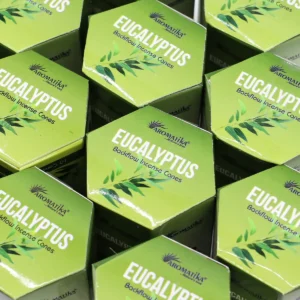 Masala Backflow rökelsekoner 10-pack Eukalyptus - produktbild 6
