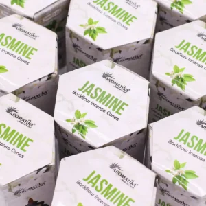 Masala Backflow rökelsekoner 10-pack jasmin - produktbild 7