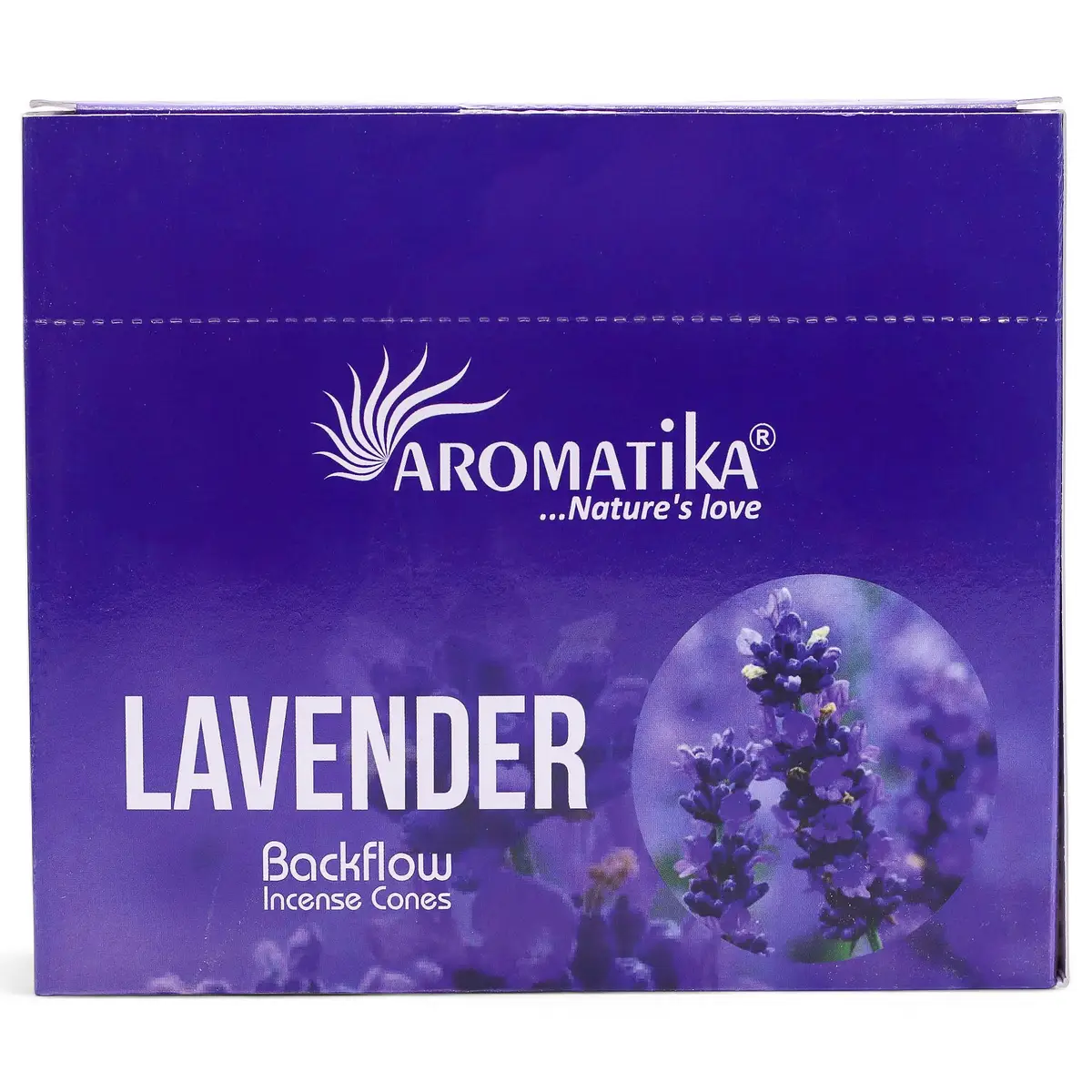 Masala Backflow rökelsekoner 10-pack lavendel - produktbild 4