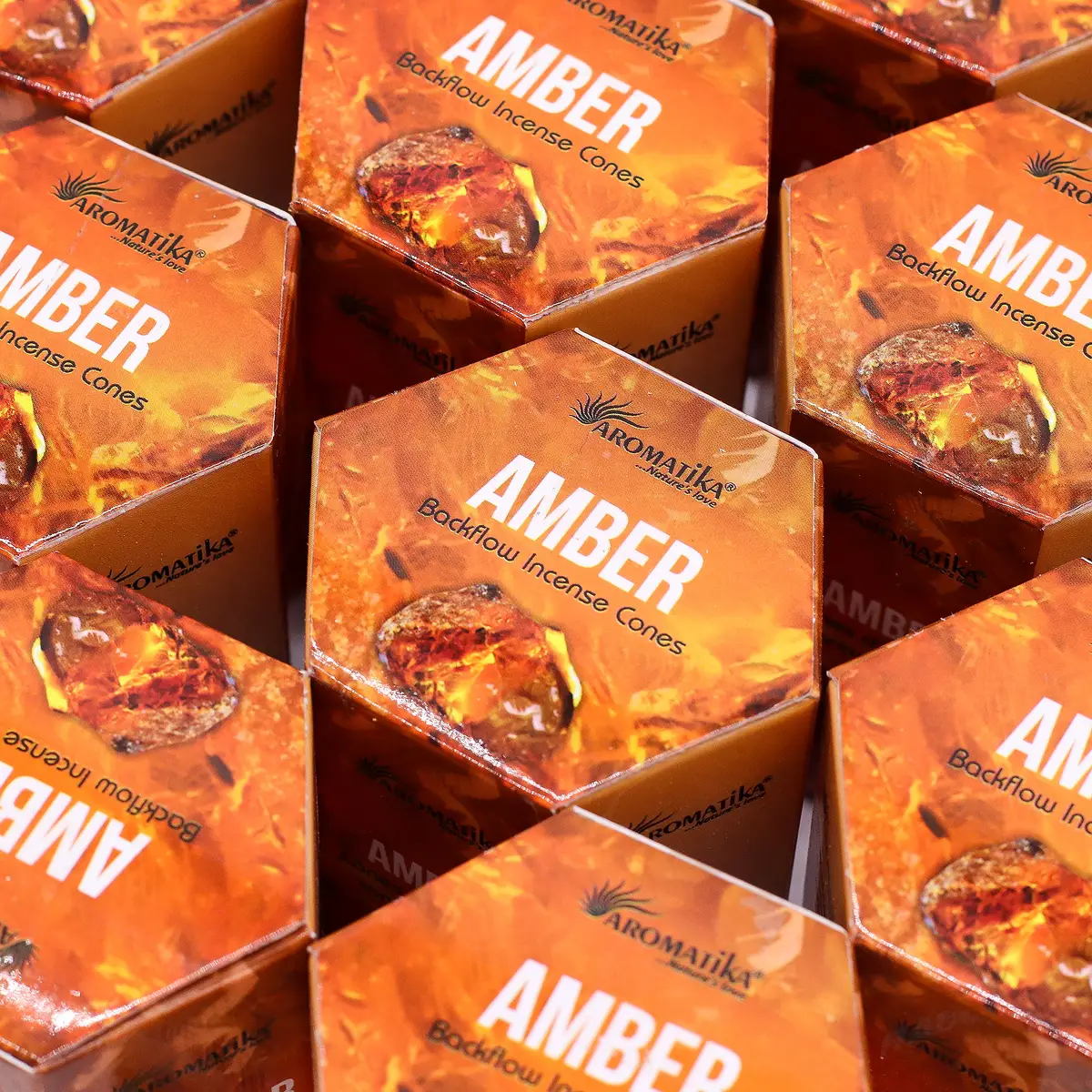 Masala Backflow rökelsekoner 10-pack med amberdoft - produktbild 7