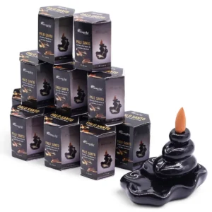 Masala Backflow rökelsekoner 10-pack med Palo Santo-doft - produktbild 7