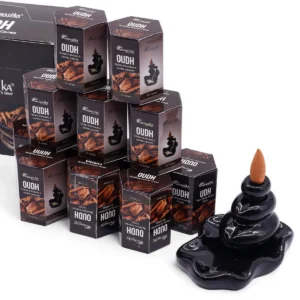 Masala Backflow Rökelsekoner 10-pack Oudh - produktbild 2