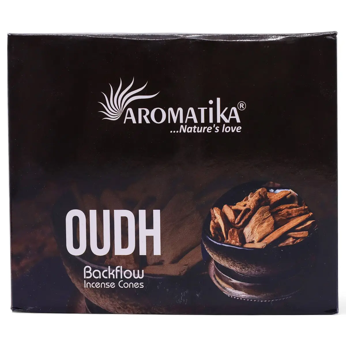 Masala Backflow Rökelsekoner 10-pack Oudh - produktbild 4