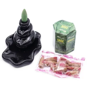 Masala Backflow Rökelsekoner 10-pack Salvia - produktbild 6