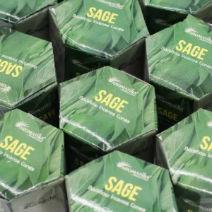 Masala Backflow Rökelsekoner 10-pack Salvia - produktbild 7