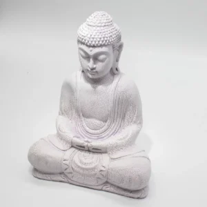 Meditationslampa Buddha Lavendel med oval fot - produktbild 4