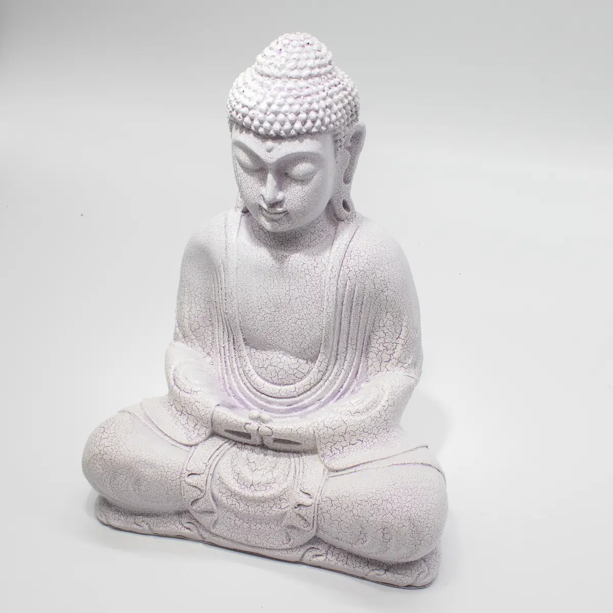 Meditationslampa Buddha Lavendel med oval fot - produktbild 4