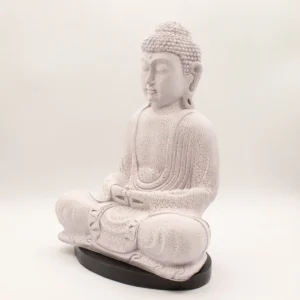 Meditationslampa Buddha Lavendel med oval fot - produktbild 7