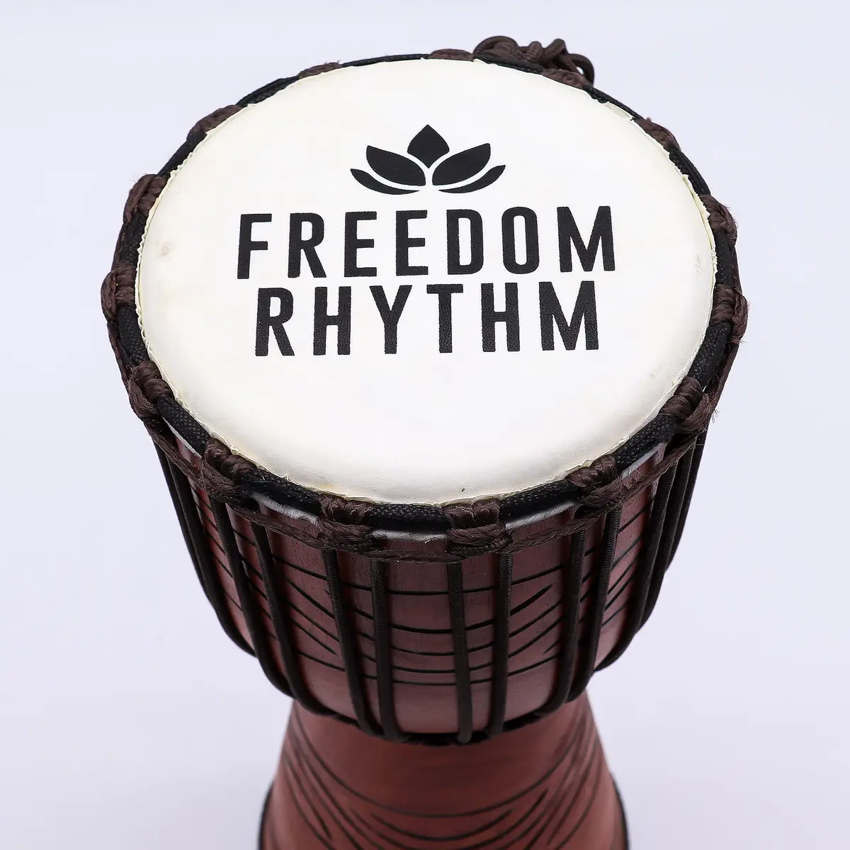Medium djembe trumma Freedom Rhythm 40 cm höjd, 18 cm trumskinn - produktbild 2