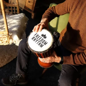 Medium djembe trumma Freedom Rhythm 40 cm höjd, 18 cm trumskinn - produktbild 4