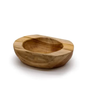 Medium skål i teakträ 20x7 cm - produktbild 3